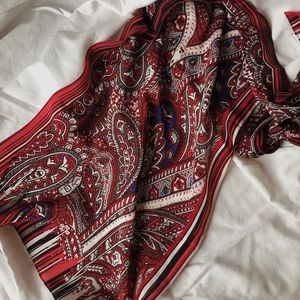 *SOLD* anne klein silk scarf